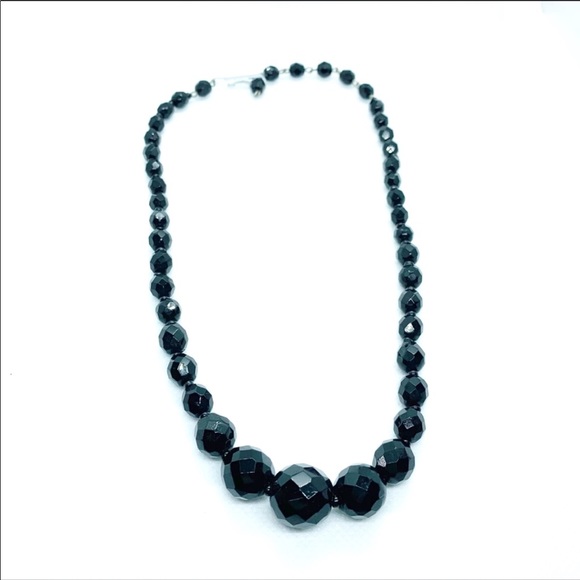Jewelry Antique Black Bead Necklace Poshmark